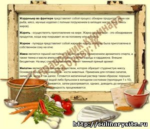 Справочник кулинара на букву: Ж
