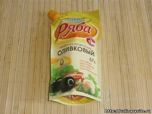 Салат оливье с колбасой. Шаг 14.