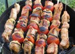 Шашлык из баранины с соусом чили