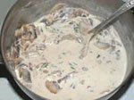 Грибной соус с хреном