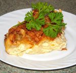 Запеканка из макарон с фаршем