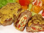 Мясные зразы с омлетом