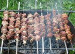 Шашлык из свинины с кориандром