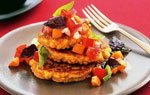 Блины на молоке со свежей кукурузой