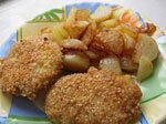 Куриные шарики с кунжутом