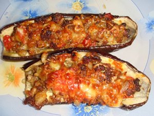 Баклажанчики фаршированные