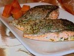 Форель жареная