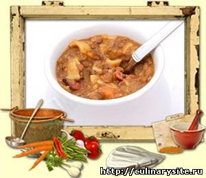 Айнтопф из баранины с овощами