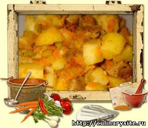 Тушеная картошка в мультиварке