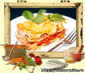 Лазанья с фаршем и пармезаном