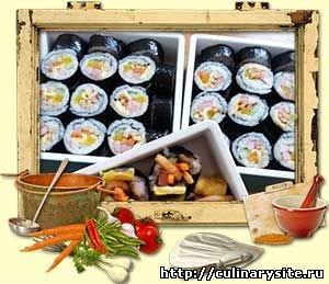 Корейские роллы Кимпаб