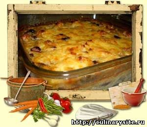 Мясо с овощами в духовке