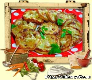 Жареные кабачки с чесноком