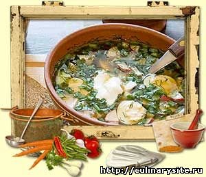 Окрошка на квасе
