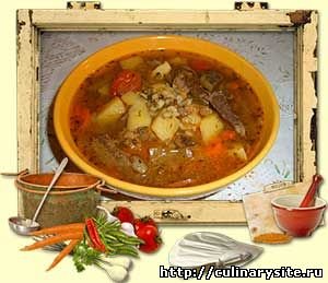 Cуп из куриной печени