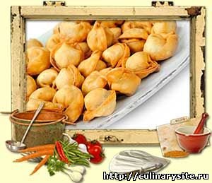 Жареные пельмени на сковороде