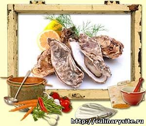 Устрицы с лимонным соком