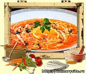 Куриный суп по-французски