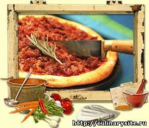 Пицца с бараниной