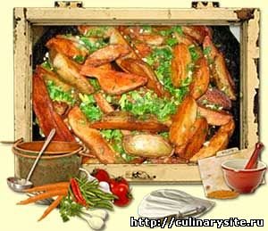 Картофель, жаренный в кляре