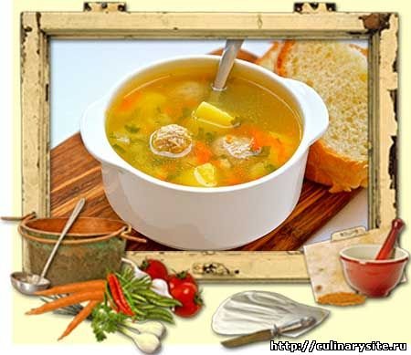 Суп с фрикадельками