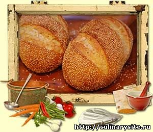 Кунжутный итальянский хлеб
