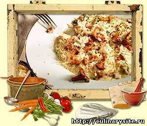 Рис с лисичками
