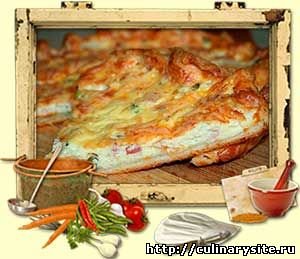 Пирог с солеными огурцами
