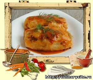 Голубцы с грибами