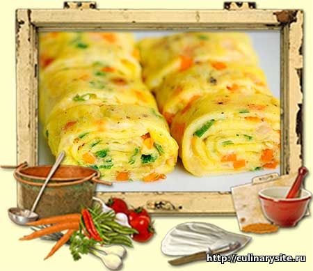 Яичные роллы по-корейски