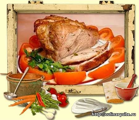 Мясо запеченное