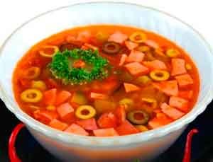 Мясная солянка