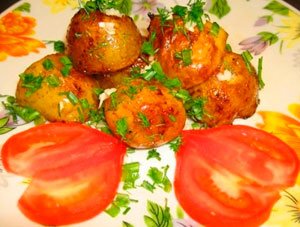 Молодой картофель по-армянски