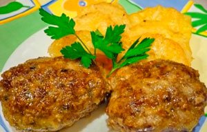 Котлеты с боровиками