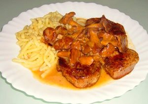 Свинина с нежным соусом