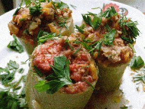 Фаршированные кабачки