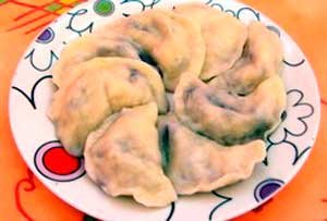 Вареники черничные