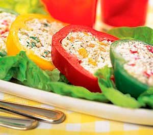 Крутые перцы фаршированные творогом