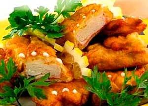 Крабовые палочки в кляре