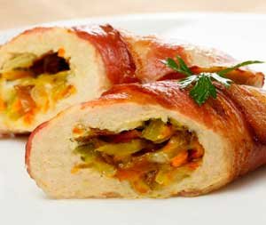 Вкусный куриный рулет