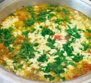 Борщ зелёный с крапивой
