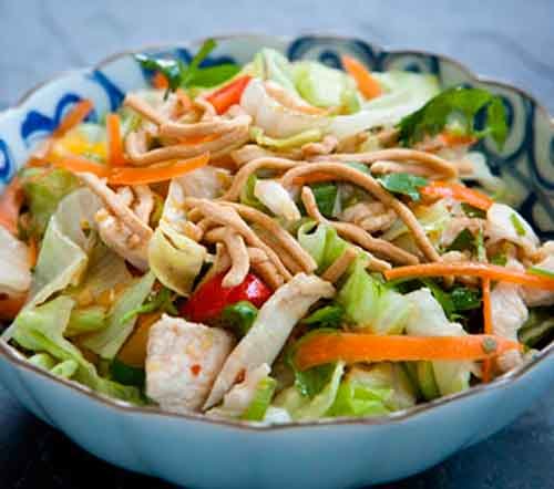 Салат с курицей по китайски