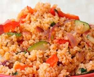 Булгур с овощами