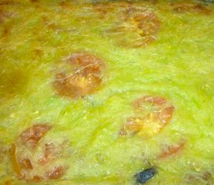 Запеканка из кабачков с грибами