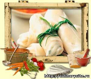 Спринг-роллы со свининой и крабовым мясом