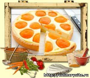 Простой пирог с абрикосами