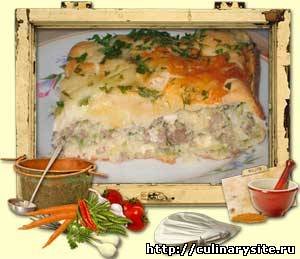 Капустная запеканка с фаршем