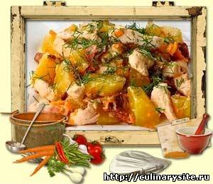 Жаркое с грибами