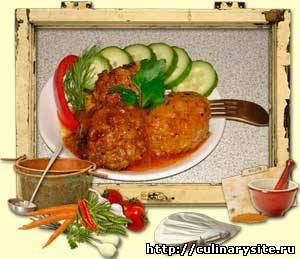 Куриные тефтели с грибами