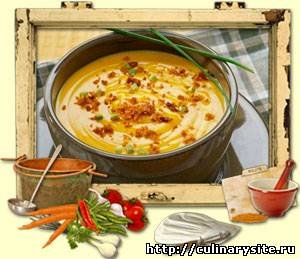 Сырный суп по-французски